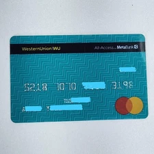 Western Union WU All Access Metabank Mastercard Card Expired Collectable