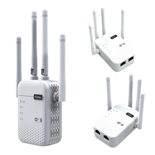 1200Mbps WiFi Signal Booster 5GHz & 2.4GHz Dual-Band Internet Extender for Home - Afbeelding 15 van 18
