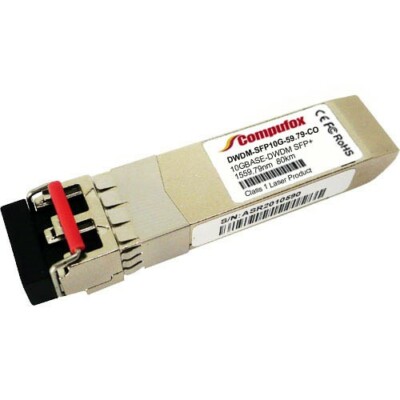 Cisco DWDM-SFP10G-59.79 Compatible 10GBASE-DWDM SFP+ (SMF, 1559.79nm, C22, 80km)