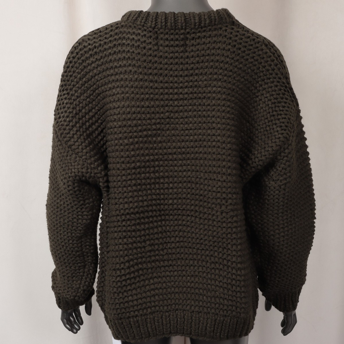 WTAPS MEDIEVAL ACRYLIC KNIT SWEATER IN DRAK GREEN SIZE 03/L WTAPS MEDIEVAL ACRYLIC KNIT SWEATER IN DRAK GREEN SIZE 03/L