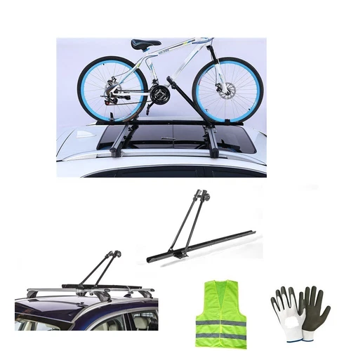 PORTABICICLETTE PER BARRE PORTABAGAGLI PORTA BICICLETTE PER AUTO 1 PORTABICI PE