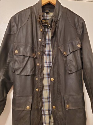 BELSTAFF WILL SMITH I AM LEGEND SIZE XL TRAILMASTER FILM JACKET
