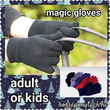 Harlequin Grippy magic riding yard Gloves adult kids winter warm 10% off 2 plus
