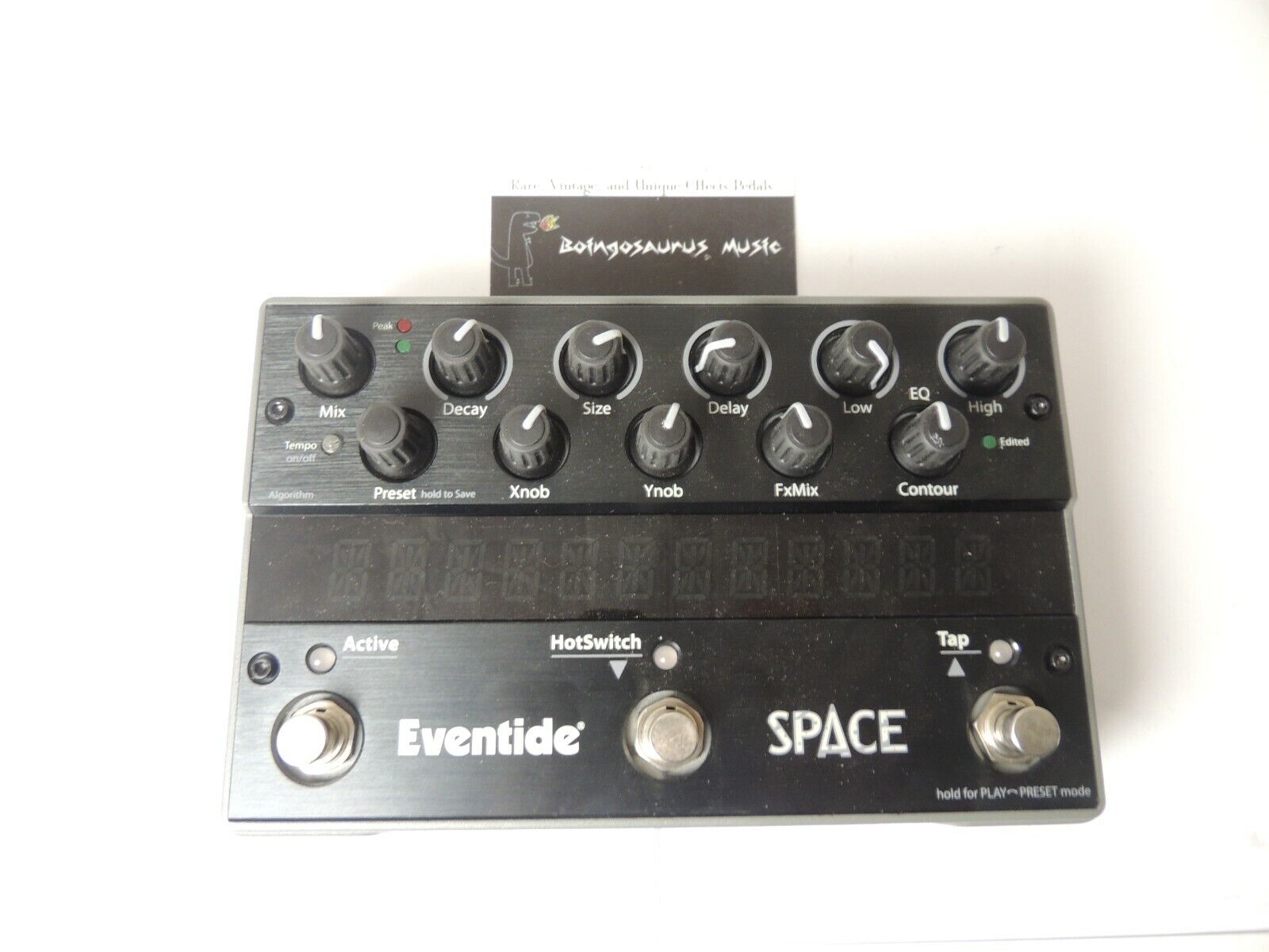 Eventide Space Reverb Effects Pedal w/Manual Free USA Shipping