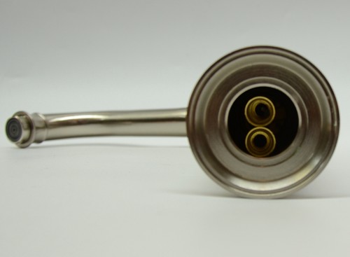 Vintage Stil Chrom poliert gebürstet Stahl Badewanne Waschbecken Mono Block Mixer Wasserhahn - Bild 16 von 30