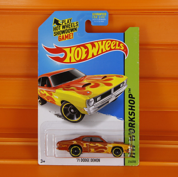 Hot Wheels - 2014 - '71 Dodge Demon (Orange) - Heat Fleet 6/10 - 216/250-image