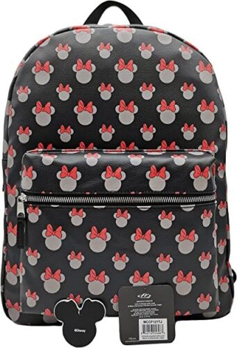 Minnie Mouse Kids Backpacking Backpack 16"School Bag Girls-Shoulder Backpack New - Afbeelding 1 van 3