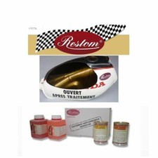 Traitement résine reservoir RESTOM superkit ACIER 40-70 Litres