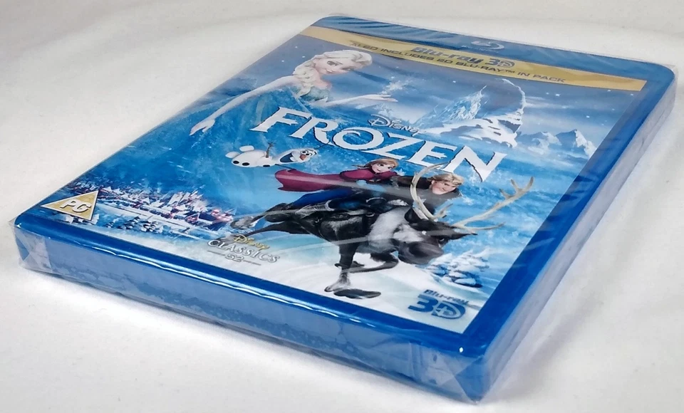 FROZEN (2013) Brand New Sealed 3D BLU-RAY (and 2D) Region-Free DISNEY MOVIE Foto 4 de 4