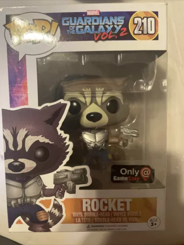 Funko POP! Marvel Guardians Of The Galaxy Rocket Raccoon #48 and Rocket #210!!!