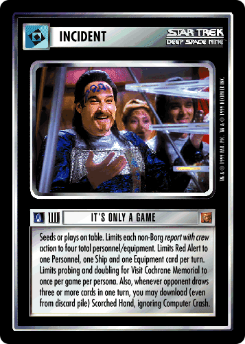 STAR TREK REGLAS DE ADQUISICIÓN CCG TARJETAS RARAS ÚNICAS COMO NUEVAS Incidente - Imagen 6 de 8