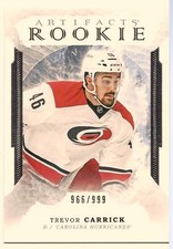 TREVOR CARRICK 2016-17 UPPER DECK ARTIFACTS ROOKIE CARD /999