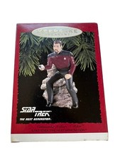 1996 Hallmark Keepsake Ornament Star Trek TNG Commander William T. Riker MIB