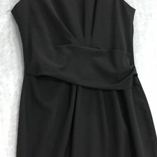 Basque Women's Dress 10 Black A-Line Knee Length Stretch Cocktail Work Evening