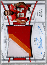 2022 National Treasures Rookie Mat Sign RPS Skyy Moore Auto Jsy 24/99 1/1 JSY #