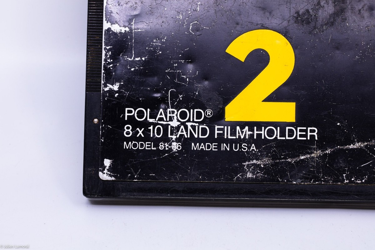 Polaroid land Film holder 8X10 model 81-06 cut cassette c1b Polaroid land Film holder 8X10 model 81-06 cut cassette c1b