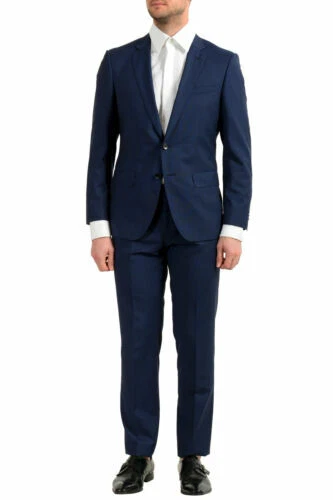 Completi e abiti sartoriali da uomo blu a fantasia righe