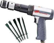 Ingersoll Rand 119MAXK Long Barrel Air Hammer Kit – 5 PC Chisel Set, Lightweight