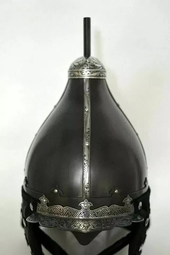 Medieval Steel Korean Mongol Helmet Museum Etched Mongolian For gift item - Picture 3 of 5