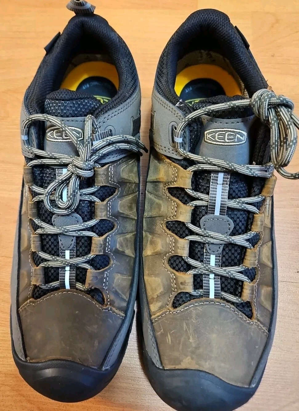 KEEN DRY SCARPE DA TREKKING UOMO IN PELLE MARRONE IMPERMEABILI TAGLIA 11