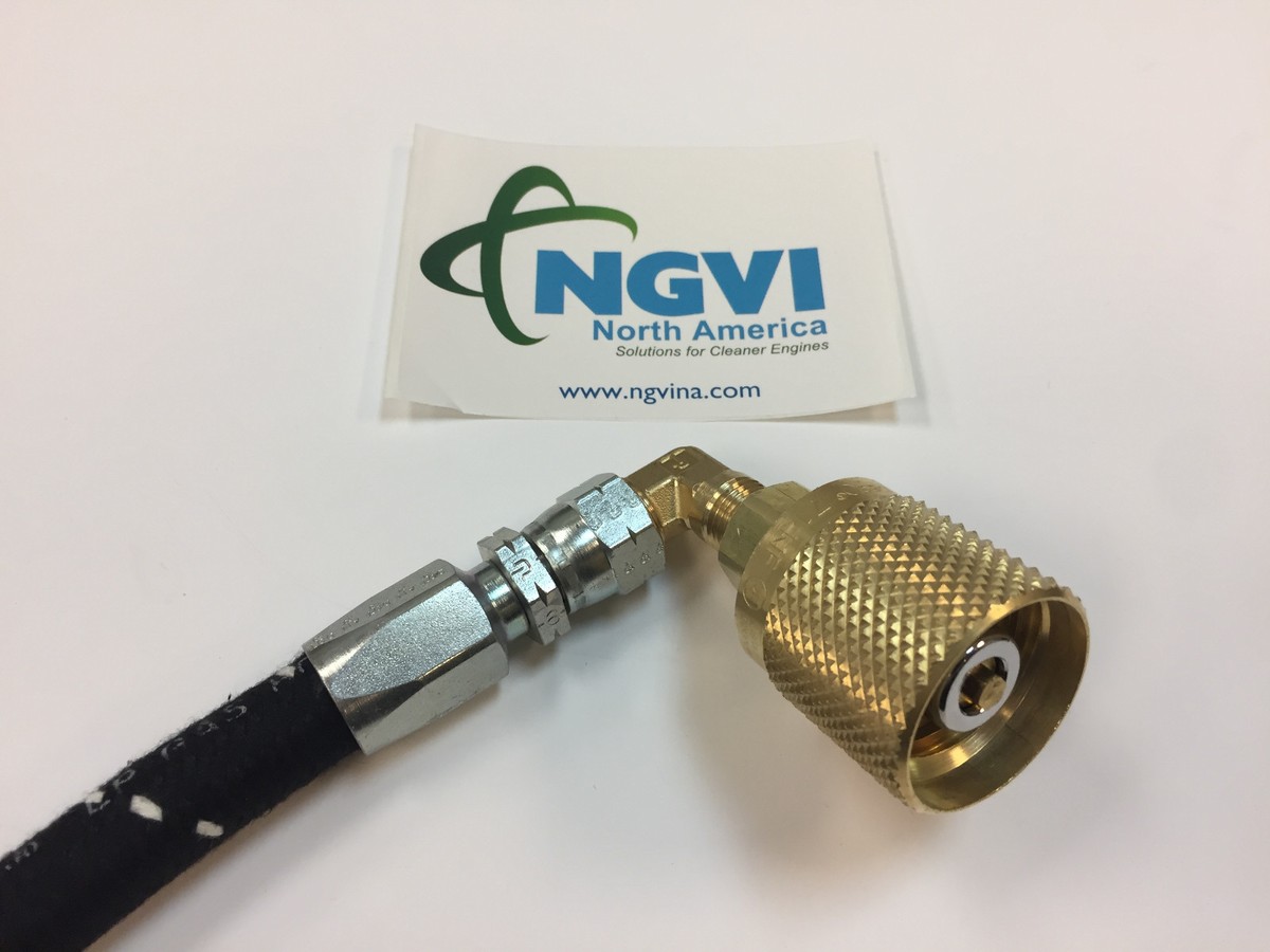Gasschlauch Für Gabelstapler – LPG Propanschlauch Mit Universalbuchse 7141F Tankverbinder