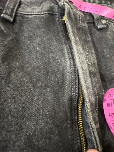 VTG Black Wrangler Jeans Men's Cowboy Cut Denim USA Made 36x32 70's  RARE - Picture 4 of 12