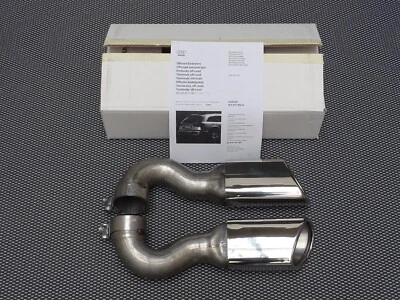 Original Audi Q7 4L Offroad Endrohre Chrom Set Paar 4L0071059A - Bild 1 von 4