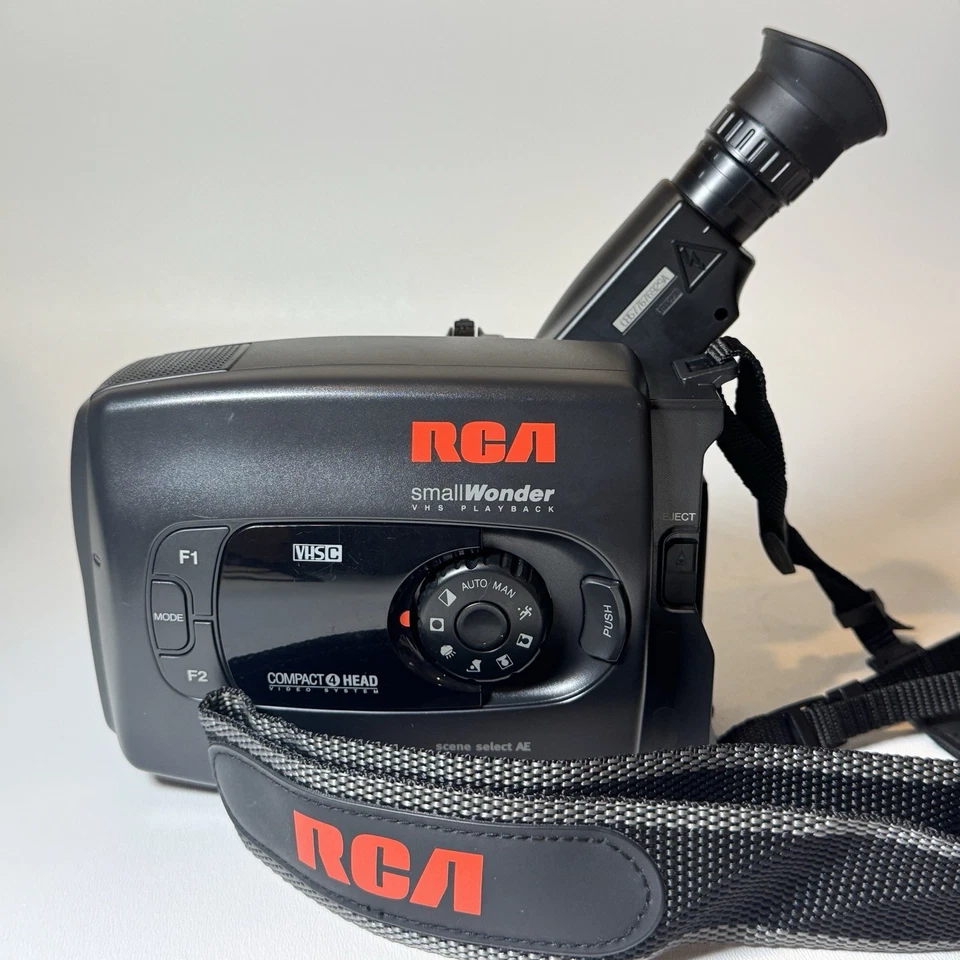 Vtg RCA small Wonder VHS Playback VHS C Camcorder CC631 Complete w/ Case 1996 - Image 4 of 4