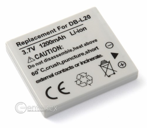 Battery for Sanyo DB-L20 DBL20 Xacti E1 VPC-CA9 VPC-CA VPC-CG9 VPC-E2 VPC-CA8 - Picture 1 of 2