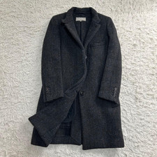 MARGARET HOWELL Herringbone Chester Coat Size 2 Made in Japan Gift