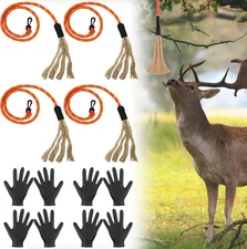 3 Feet Scent Rope for Deer Hunting Include Mock Scrape System Hemp Drag Rag with