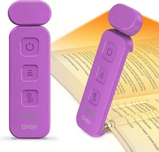 Gritin Reading Light, Rechargeable Book Light for Reading in Bed - Eye Caring 3