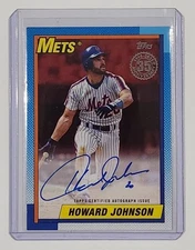2025 Topps Series 2 HOWARD JOHNSON AUTO 1990 Design 35th Anniversary RED #'d /5