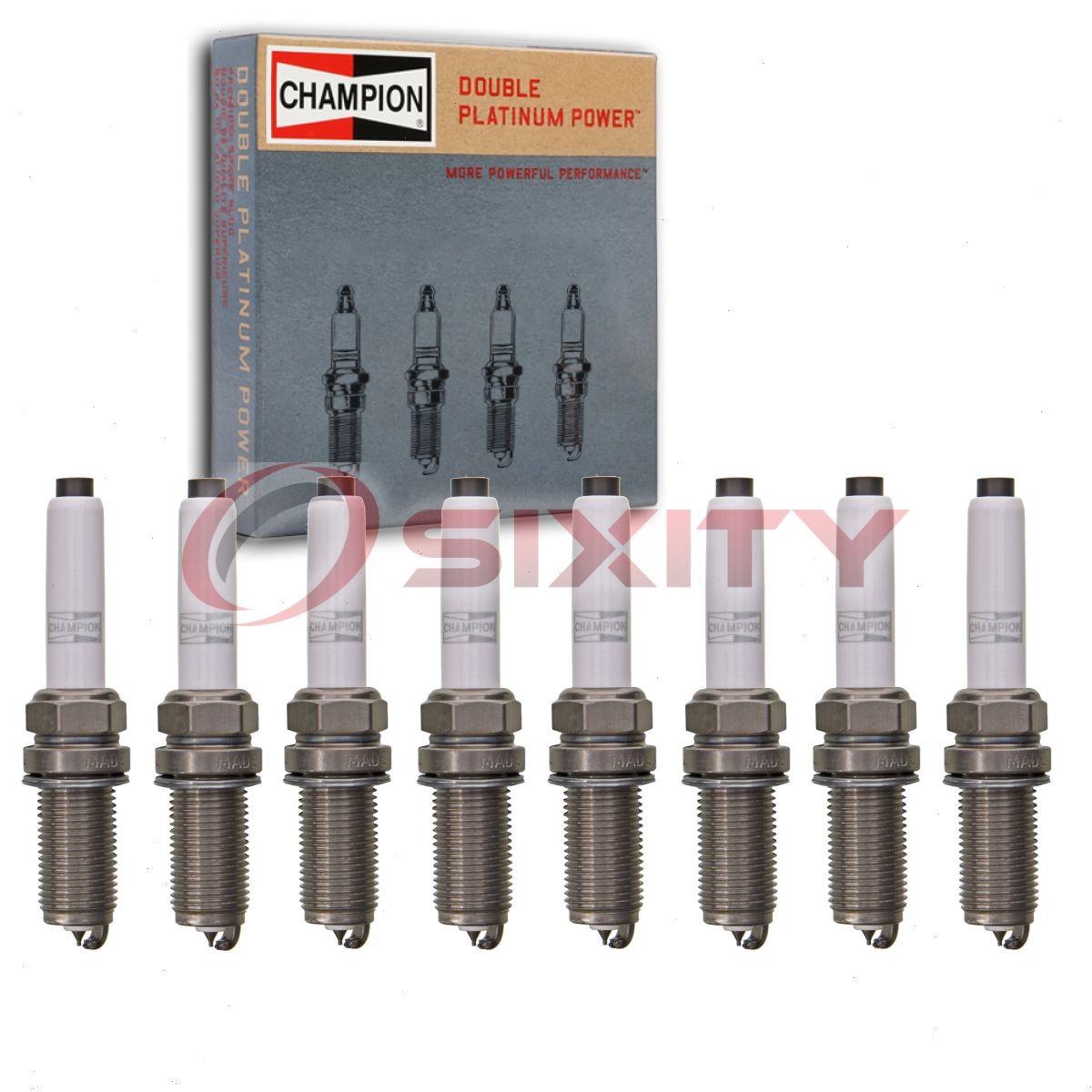 8 pc Champion Double Platinum Spark Plugs for 2017-2018 Mercedes-Benz G550 ku