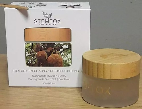STEMTOX D*TOX STAMMZELLENPEELING & ENTGIFTENDES PEELING GEL - 1,7fl OZ/50 ML - NEU