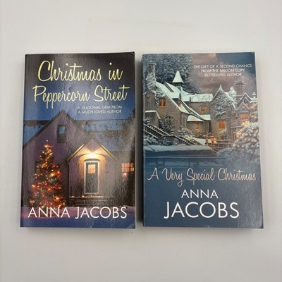 Anna Jacobs Novels 2 x Book Paperback Bundle Romance Christmas Stories VGC