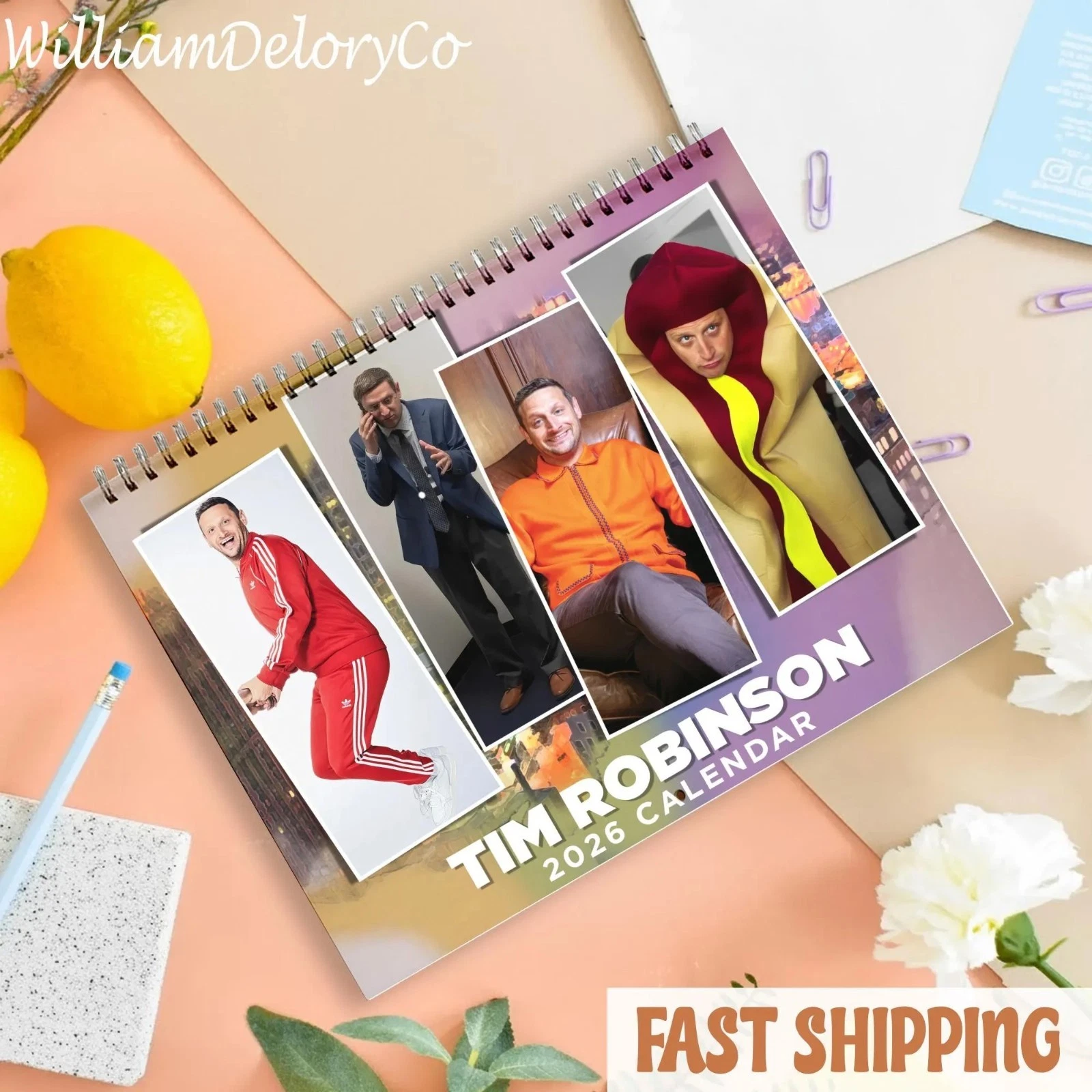 Tim Robinson Wall Calendar 2026, Robinson Calendar, New Year Planner