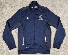 Nike Air Jordan Team Flight Jacket Blue Mens Medium Full Zip 696736-419 Retro