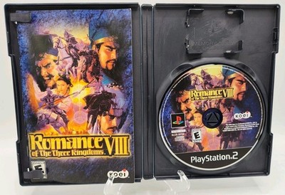 Romance of the Three Kingdoms VIII - (PS2, 2003) *CIB w/ Reg Card* VGC* Tested!