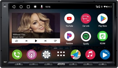 ATOTO A6 PF 7 Zoll Android Doppel DIN Autoradio, Wireless CarPlay Android Auto
