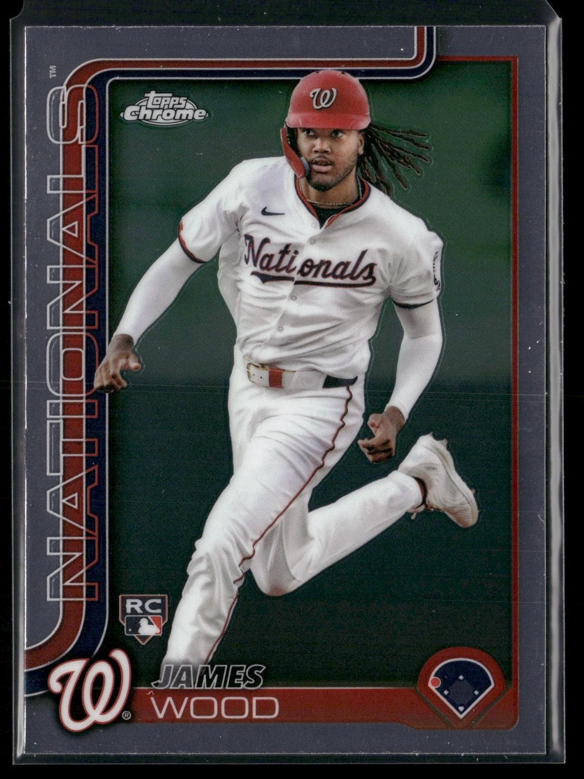 James Wood 2025 Topps Chrome #132 RC Rookie