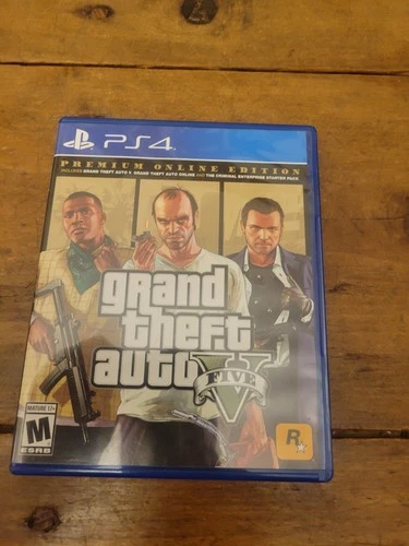 New ListingGrand Theft Auto V GTA 5 Premium Edition for Sony Playstation 4 Complete