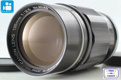🎦VIDÉO👀✨MINT✨ Objectif Canon 135mm f3.5 LTM L39 Leica monture à vis du JAPON - Photo 1/4