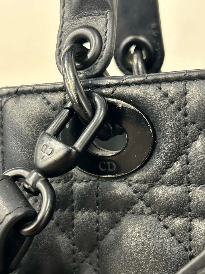 Christian Dior Small Lady Dior My ABCDior Bag Ultramatte Cannage SPBSAL 336647 - Image 3 of 4