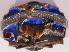 Id Rather Be Hunting 3-d Metal Hitch Cover Guns Duck Deer Fits Class Ii  Iii