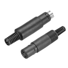 1 Set S-Video DIN Mini Socket 4 Pin PS/2 Male and Female Plug 