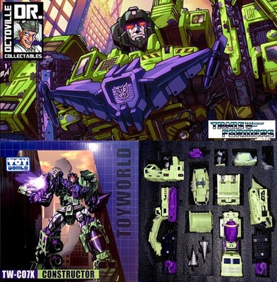 Toyworld TW-C07X Constructor Geschenkset Masterpiece Scaled Devastator Ausstellungsstück