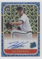 2021 Donruss Optic Carolina Blue Velocity Prizm 2/30 Ian Anderson Auto b9e