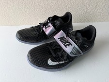  US 10 Nike Zoom Triple Jump Elite Track Spikes Men Black Indigo Fog 705394-003