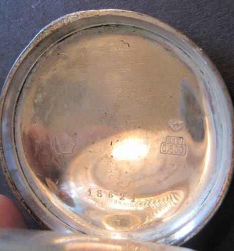 Vintage Cylindre Remontoir Oylindre 8 Rubis Taschenuhr - OHNE AUFZUGSVORBAU - Bild 5 von 5